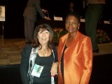 Mireille com a Baroness Valerie Ann Amos Sub-Secretária-Geral para os Assuntos Humanitários e Coordenadora do Socorro de Emergência da ONU.
